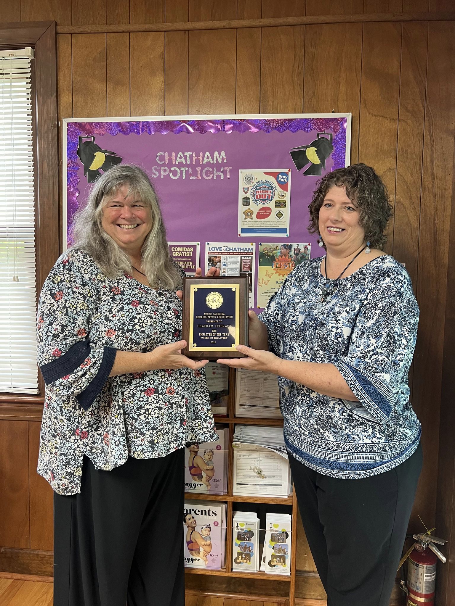 Chatham Literacy Wins Award