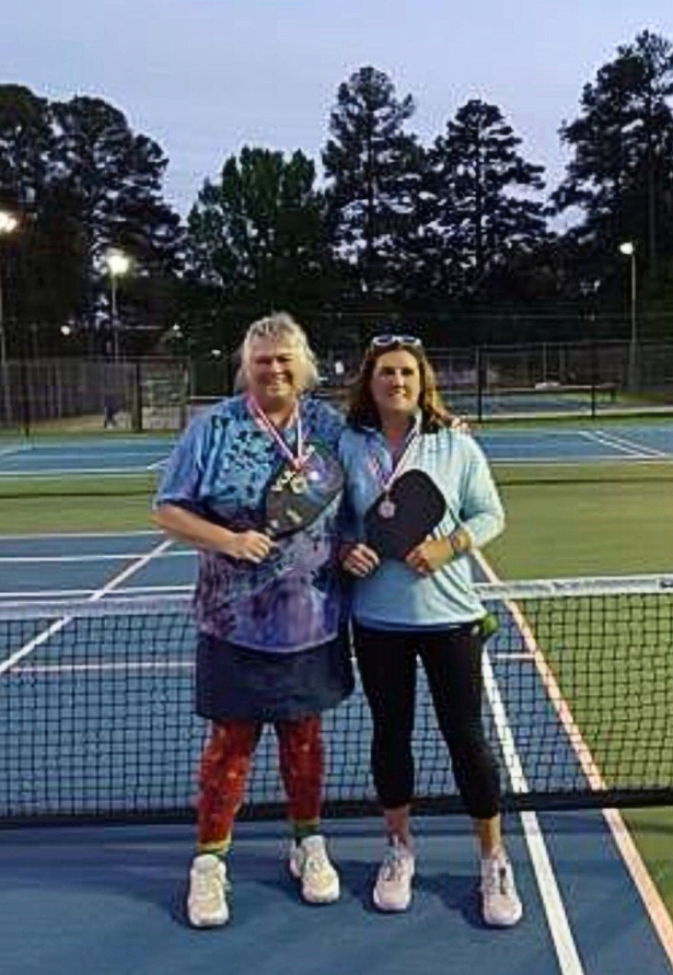 Members of our Chatham Literacy Team, Bookkeeper DJ Lynch and Executive Director Vicki Newell, brought home silver medals during the Senior Games for women’s doubles in Pickleball.