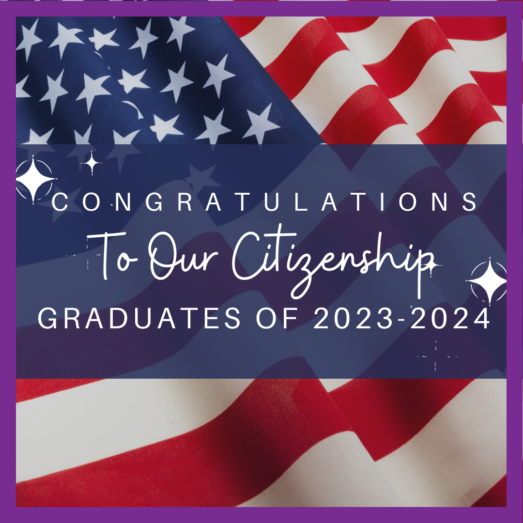 Celebrating Our Newest American Citizens!