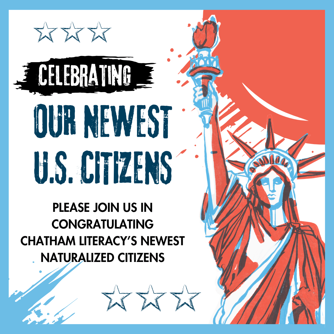Congratulations to our newest U.S. citizens and Citizenship Program graduates