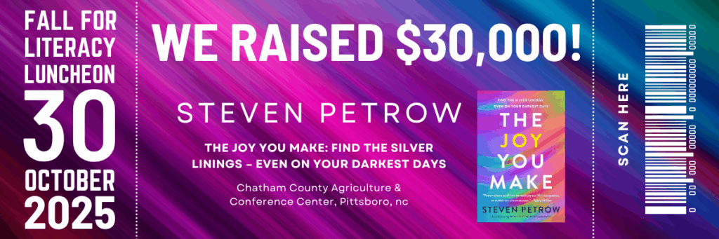 We raised $30,000 at the 2025 Fall For Literacy Luncheon